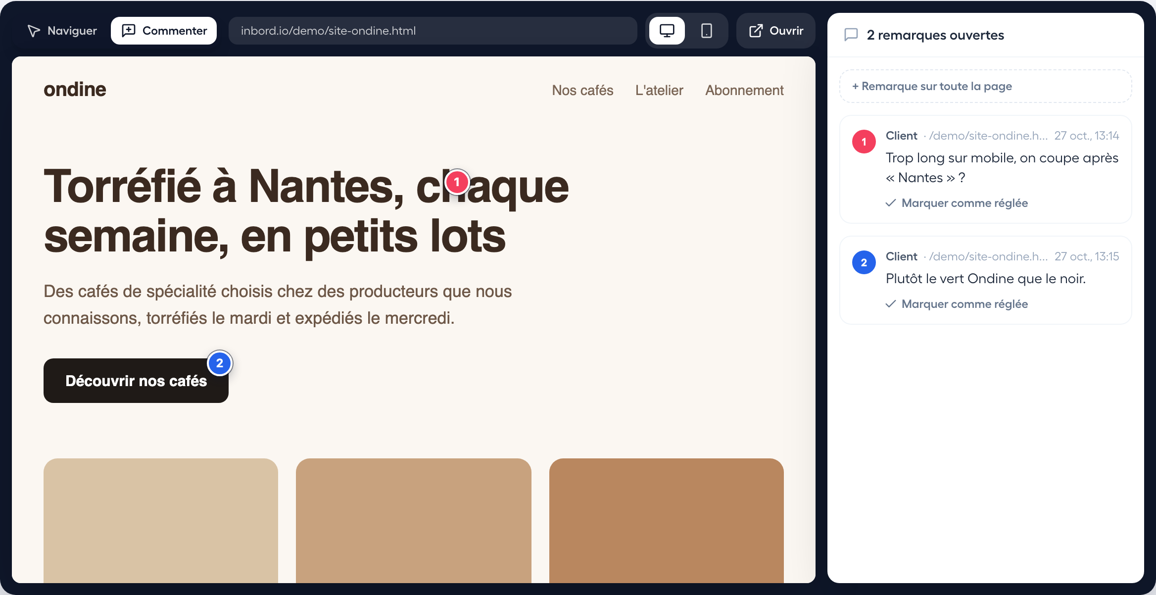 Relecture d'un site